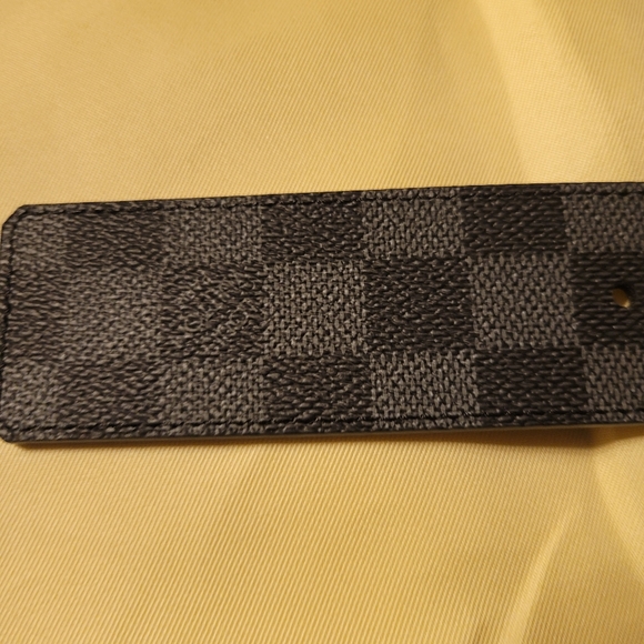 Authentic Louis Vuitton Damier Graphite Belt 44 inch CT3078 - Picture 6 of 7